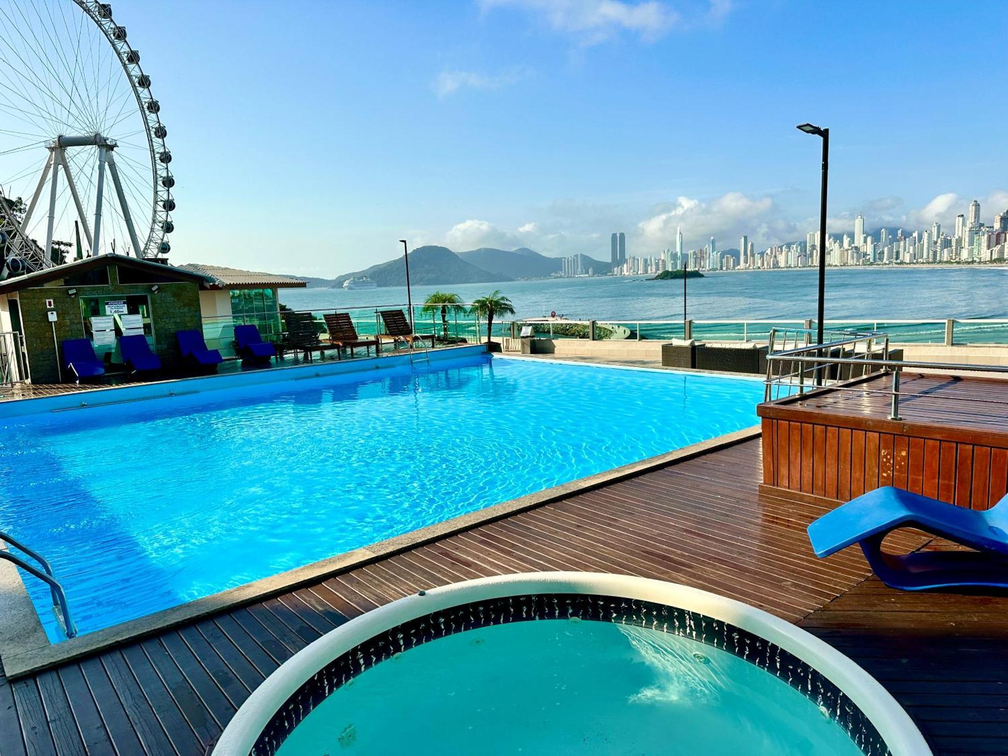 Studio Pe Na Areia Balneário Camboriú Exteriör bild